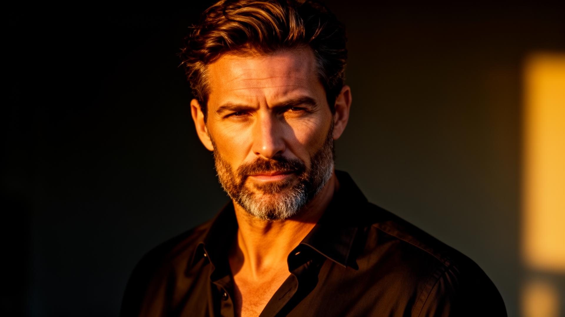 Retrato editorial masculino